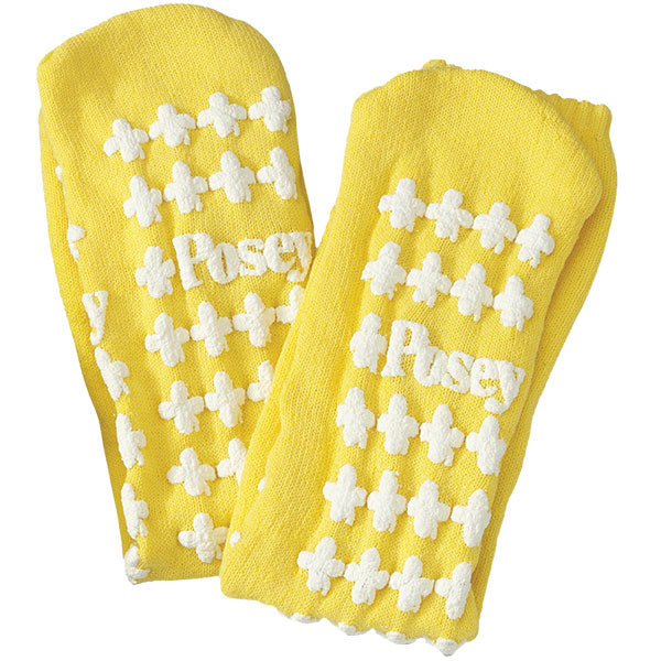 TIDI Posey Non-Slip Socks  Large - Yellow