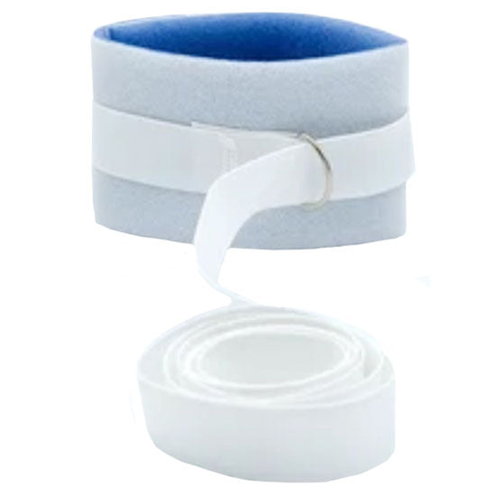 TIDI Posey Soft Limb Holders (1 Pair)  Foam D-Ring Cuff (Single Strap with Tie End)