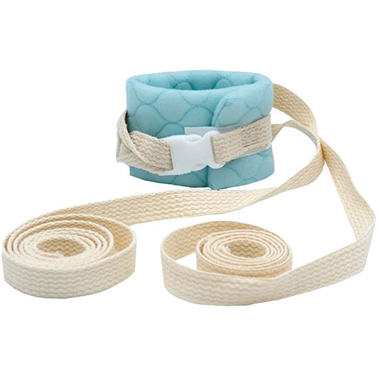 TIDI Posey Soft Limb Holders (1 Pair)  Quilted Quick-Release Buckle Cuff (Single Strap wi