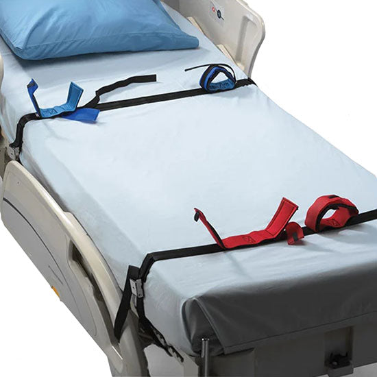 TIDI Posey Twice-As-Tough Locking Cuffs (1 Pair)  Hook and Loop Connected Cuff (Single Strap with Lo