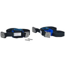 TIDI Posey Twice-As-Tough Locking Cuffs (1 Pair)  Lock Cuff (Single Strap with Lock); Regular/Blue