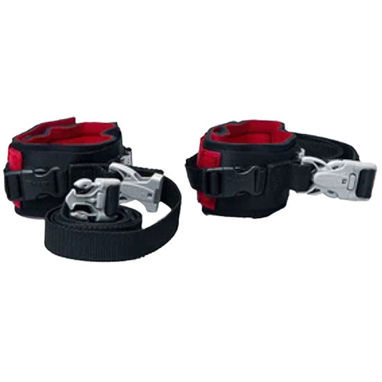 TIDI Posey Twice-As-Tough Non-Locking Cuffs (1 Pair)  Quick-Release Buckle Cuff (Single Strap with Quick