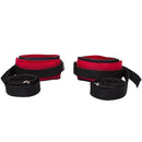 TIDI Posey Twice-As-Tough Locking Cuffs (1 Pair)  D-Ring Cuff (Single Strap with Lock); Large/Red