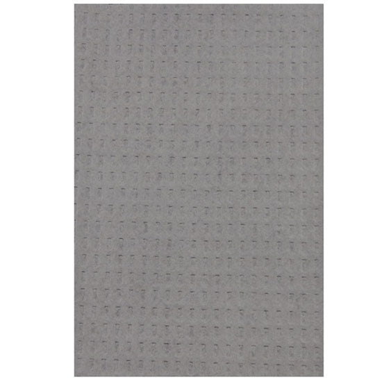 TIDI Ultimate Bibs/Towels (500/Case)  Gray - Waffle - 13" x 18"