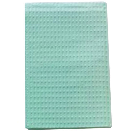 TIDI Ultimate Bibs/Towels (500/Case)  Teal - Waffle - 13" x 18"