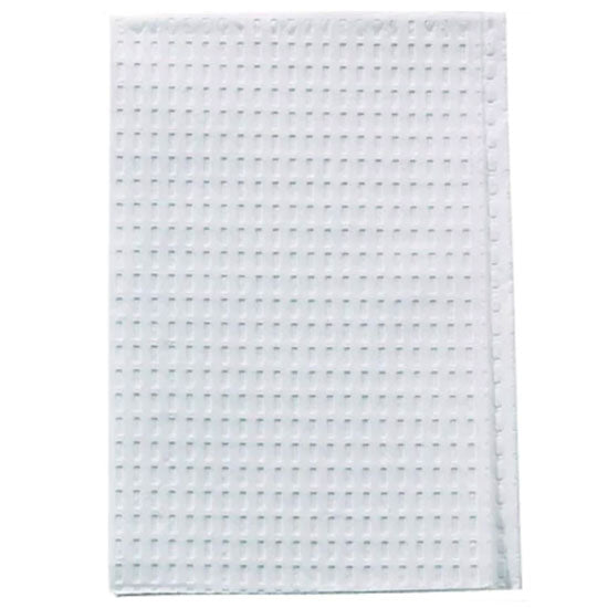 TIDI Ultimate Bibs/Towels (500/Case)  White - Waffle - 17" x 18"