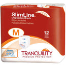 Tranquility SlimLine Original Disposable Briefs  Medium (32 to 44") (Case of 96)
