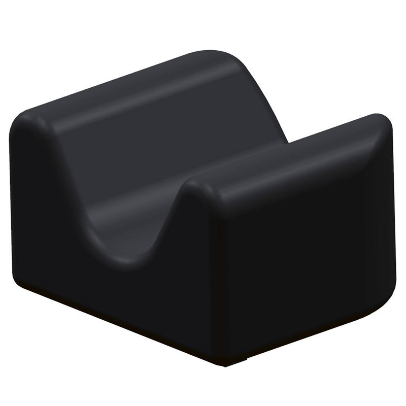 TransMotion Medical Deep Dish Head Pad  Black-Fusion