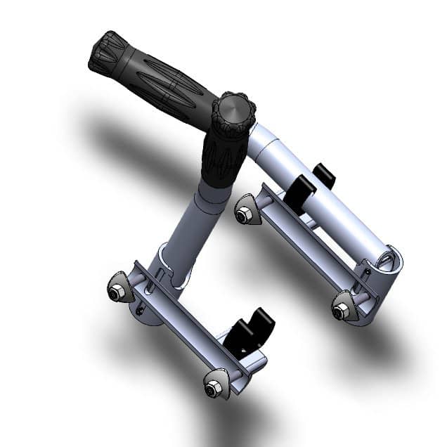 TransMotion Medical Foot End Push Handles (Non-Auto)