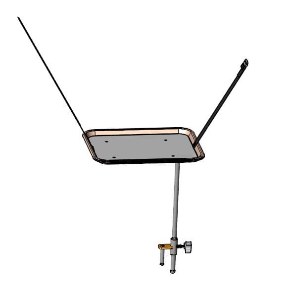 TransMotion Medical Monitor Support Tray & Adapter