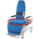 TransMotion Medical TMM3 Seat Cushion On Chair Angled Left