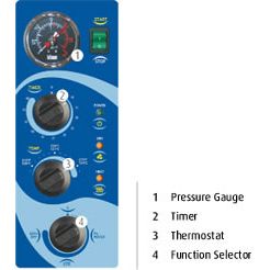 Tuttnauer Manual Kwiklave Autoclave control panel