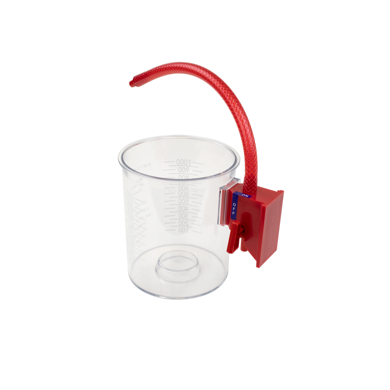 Dynarex Reusable Outer Suction Canister  1000cc - Wall Mount
