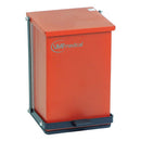 UMF Medical 32-Quart Waste Receptacle - Red