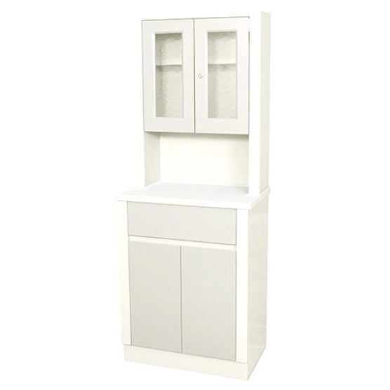 UMF Medical 6130 Modular Treatment Cabinet with One Bottom Drawer and Two Doors