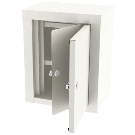 UMF Medical 7781 Double Door, Double Lock Narcotic Cabinet with Two Shelves