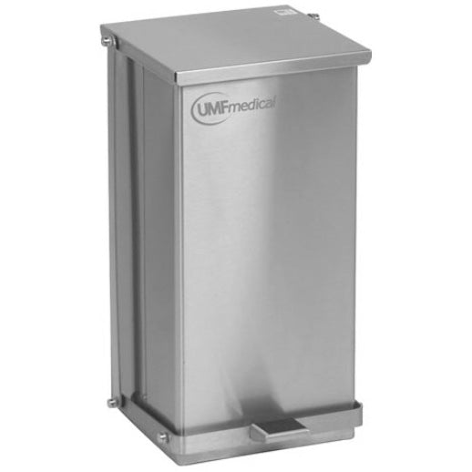 UMF Medical SS1474 32-Quart Stainless Steel Waste Receptacle - SS1474