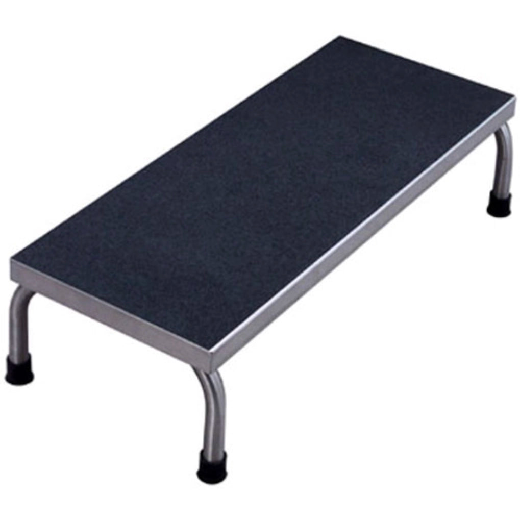 UMF Medical SS8374 12" X 18" Heavy-Duty Stainless Steel Foot Stool