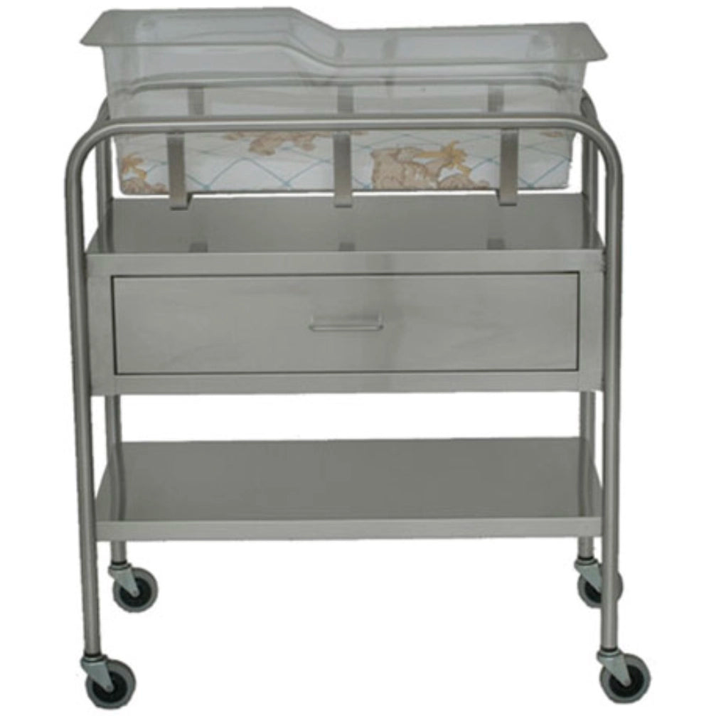 UMF Medical SS8525 Bassinet with Shelf and Drawer