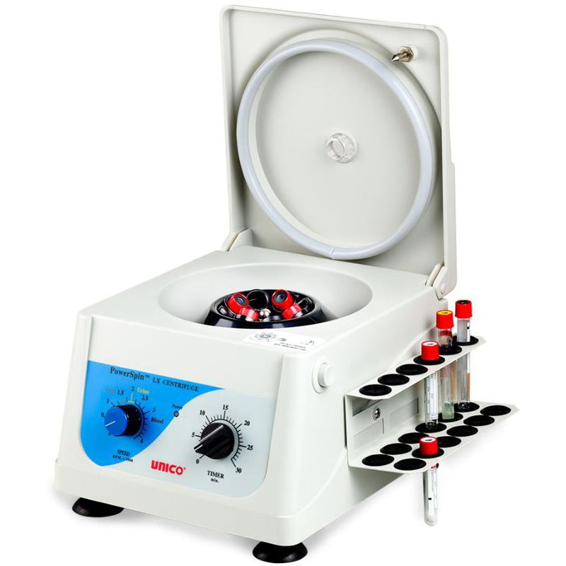 Unico PowerSpin LX Centrifuge  C858HE - 8 Place Rotor / 220 V with Tube Holdster