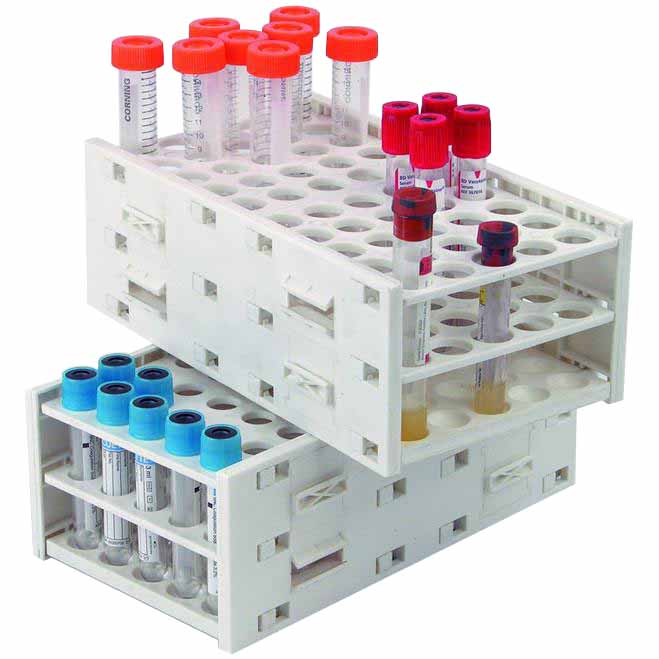 Unico T-Racks Tube Rack  50 Place - 13 - 16 mm Expandable, 2 Pack