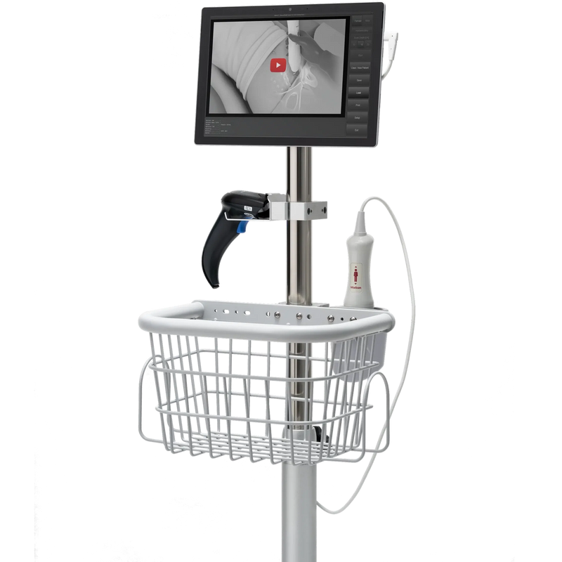 Vitacon VitaScan LT Bladder Scanner  With Commercial Tablet and Cart with Basket