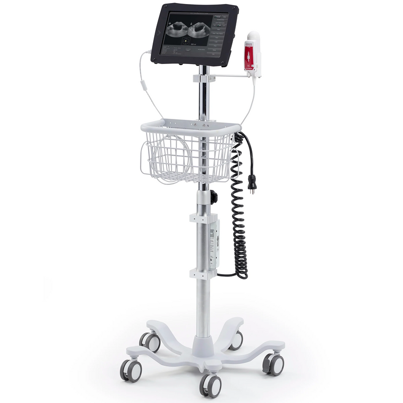 Vitacon VitaScan LT Bladder Scanner  With Rugged Tablet and Cart with Basket