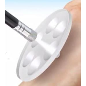 Wallach Accu-Shield Cone Spray Plate in use - demo