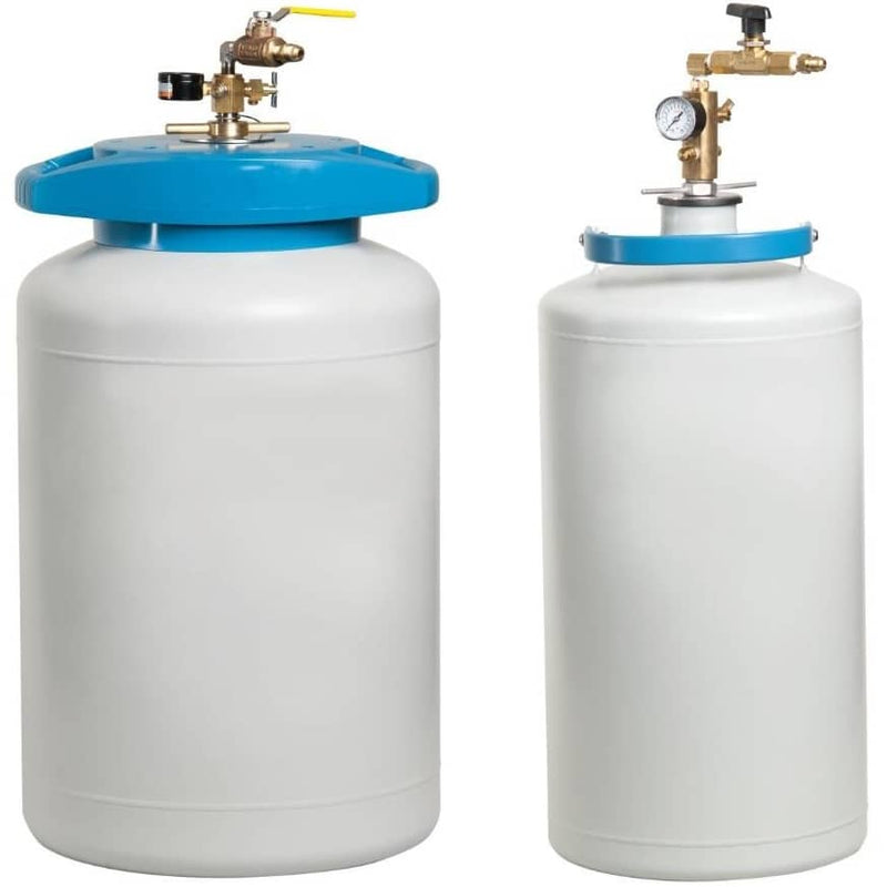 Wallach Dewar Manual Discharge Device