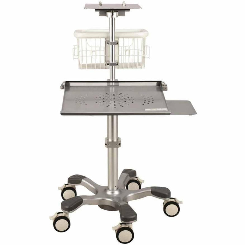 Wallach Fetal2EMR Rolling Cart  With Laptop Tray