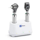Welch Allyn 3.5V Diagnostic Set with Coaxial LED Ophthalmoscope  2 Metal Nickel Cadmium Power Handles and Universal