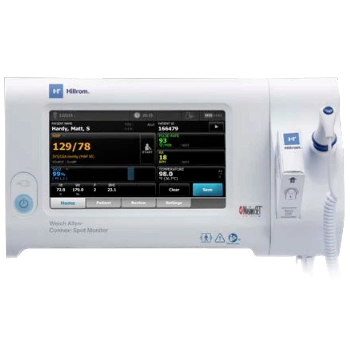 Welch Allyn 7400 Connex Spot Monitor with WiFi Capability  Masimo SpO2, Masimo RRp, SureTemp Plus Thermometer