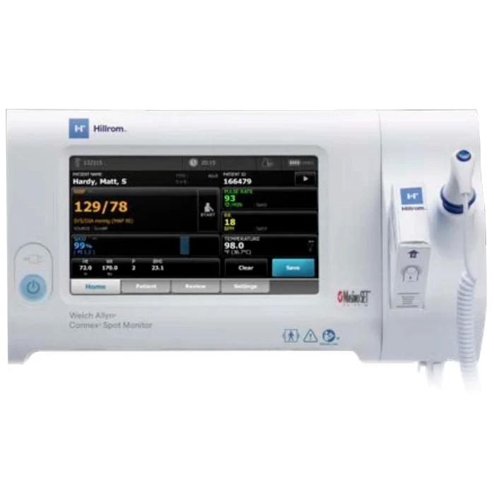 Welch Allyn 7500 Connex Spot Monitor with WiFi Connectivity  Masimo SpO2, Masimo RRp, Braun ThermoScan PRO 6000