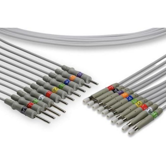 Welch Allyn EKG Leadwires  10 Leads Needle