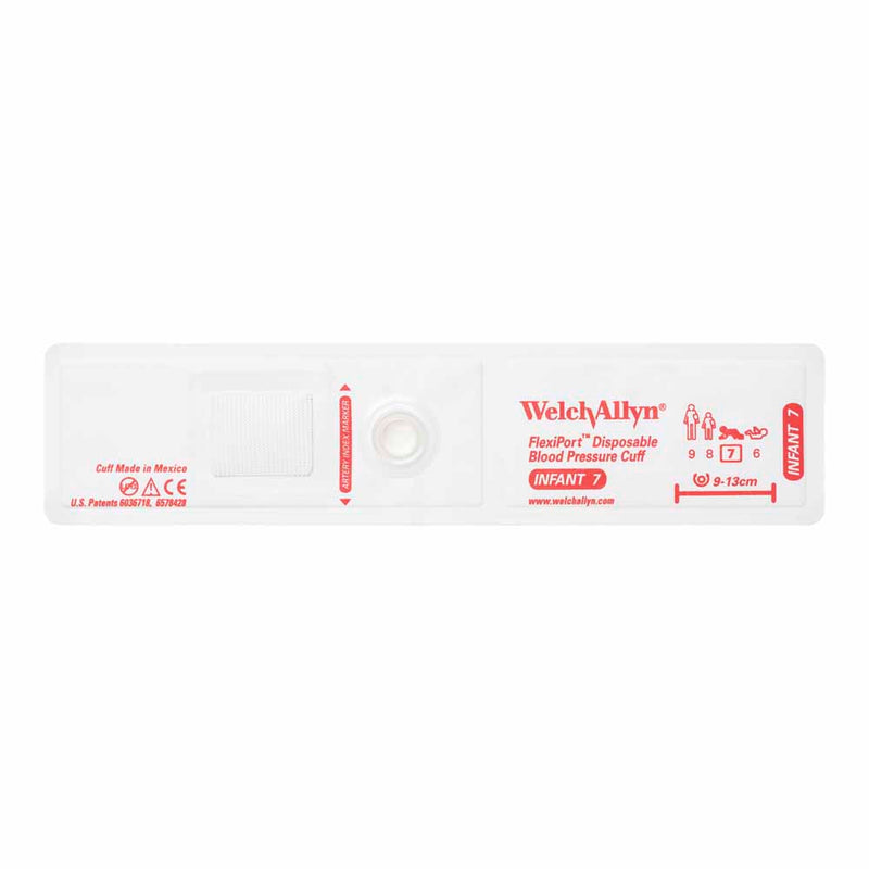 Welch Allyn FlexiPort Blood Pressure Cuff (20/Box)  Size-07 Infant; Cuff Range 9-13 CM