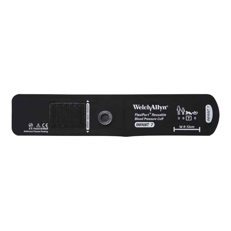 Welch Allyn FlexiPort Reusable Blood Pressure Cuff  Size-07 Infant; Cuff Range 9-13 cm