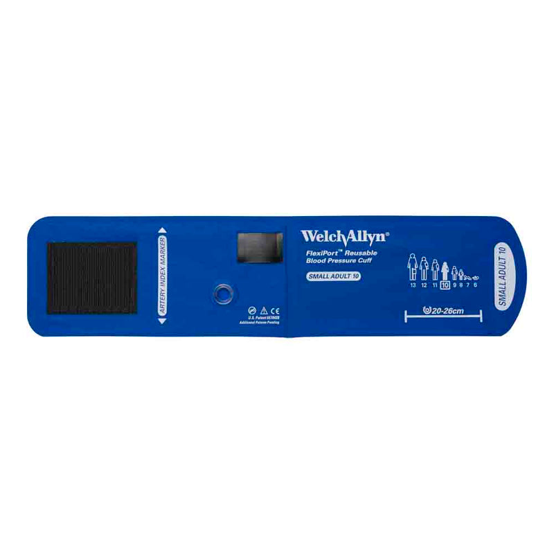 Welch Allyn FlexiPort Reusable Blood Pressure Cuff  Size-10 Small Adult; Cuff Range 20-26 cm