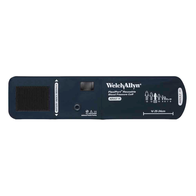 Welch Allyn FlexiPort Reusable Blood Pressure Cuff  Size-11 Adult; Cuff Range 25-34 cm