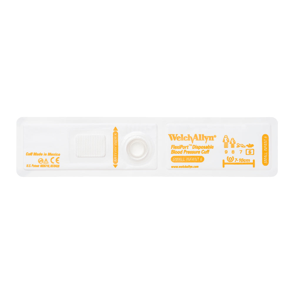 Welch Allyn FlexiPort Vinyl Disposable Blood Pressure Cuff - Size-06