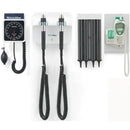 Welch Allyn Green Series 777 Wall Transformer with KleenSpec Ear Specula Dispenser, Wall Aneroid, and Thermometer