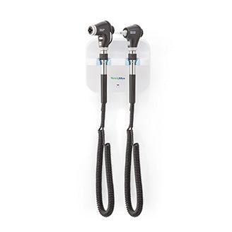 Welch Allyn Green Series 777 Wall Transformer with Otoscope and Ophthalmoscope  PanOptic Basic LED Ophthalmoscope and MacroView Ba