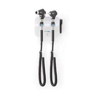 Welch Allyn Green Series 777 Wall Transformer with PanOptic Plus LED Ophthalmoscope and MacroView Plus LED Otoscope for iExaminer