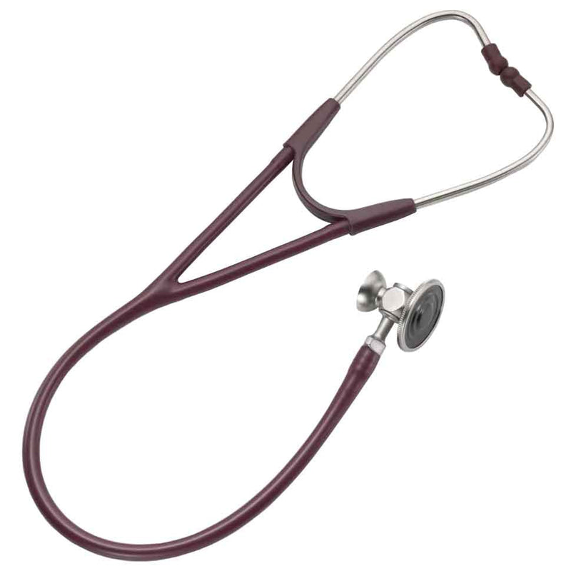 Welch Allyn Harvey DLX Stethoscope  Triple Head: Burgundy