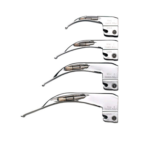 Welch Allyn MacIntosh Fiber Optic Laryngoscope Blade