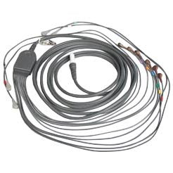 Welch Allyn Q-Stress 10 Lead Patient Cable with Snap Connection  43" (111.8 cm)