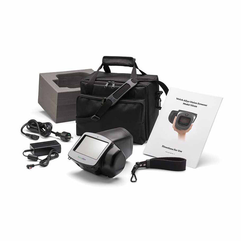 Welch Allyn Spot Vision Screener - Kit with Instruction Manual, Carry Bag and Handle, and Cords