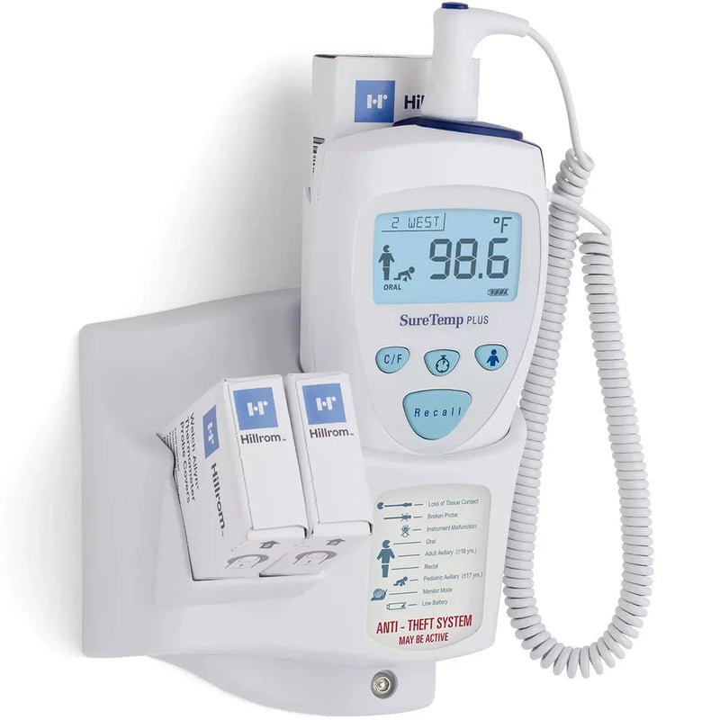Welch Allyn SureTemp Plus 692 Thermometer  With Wall Mount, Rectal Probe, 9' Cord