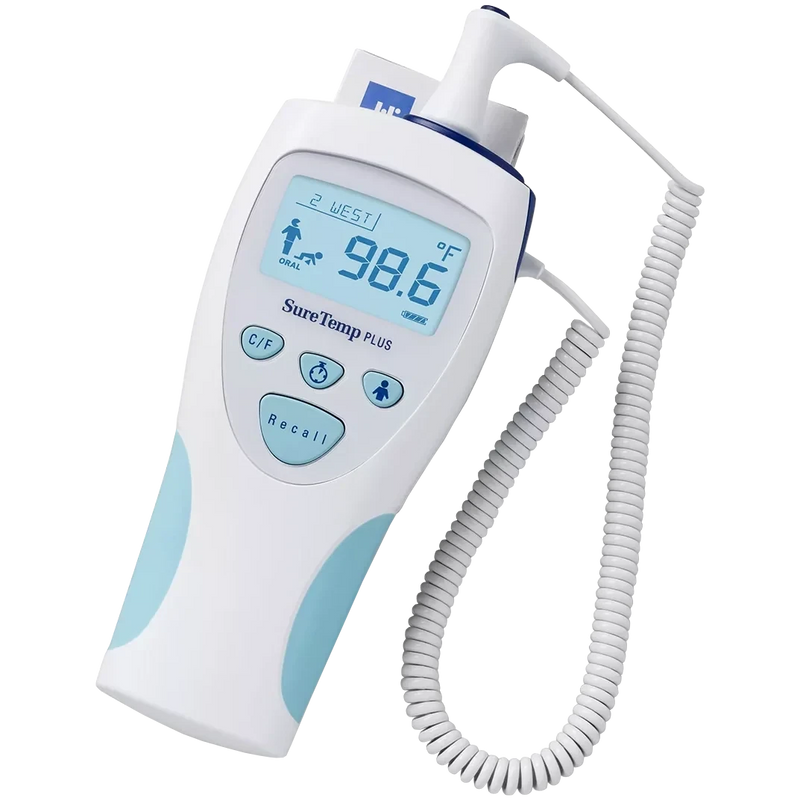 Welch Allyn SureTemp Plus 692 Thermometer  With Wall Mount, Oral Probe, 9' Cord, Mobile Stand