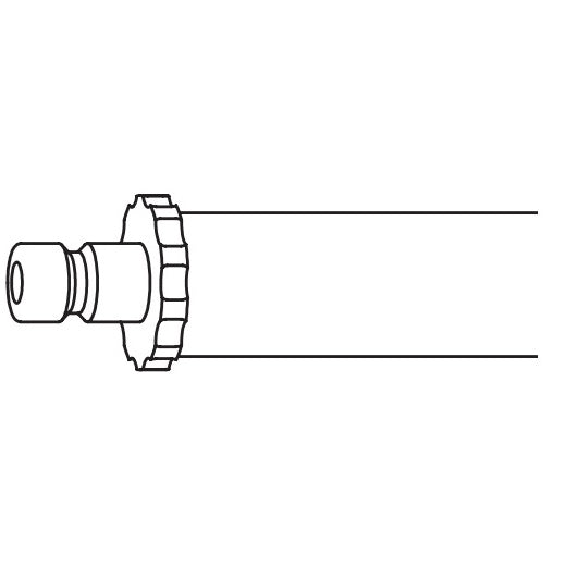 Welch Allyn Trimline Disposable 1-Tube Vinyl Cuff with Male Bayonet Connector (20/Case)  Thigh (45 - 56.5 cm)