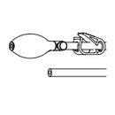 Welch Allyn Trimline Disposable 2-Tube Cuff - Bulb and Clamp